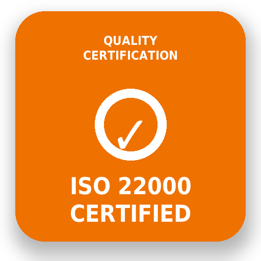 ISO 22000 Certified